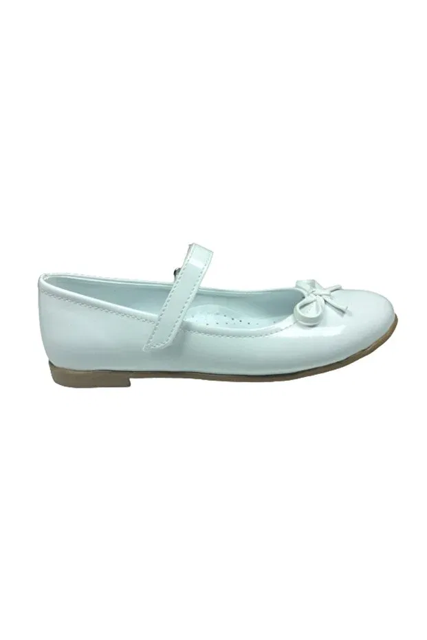 Детские балетки для девочек из искусственной кожи Ortopedikal, White