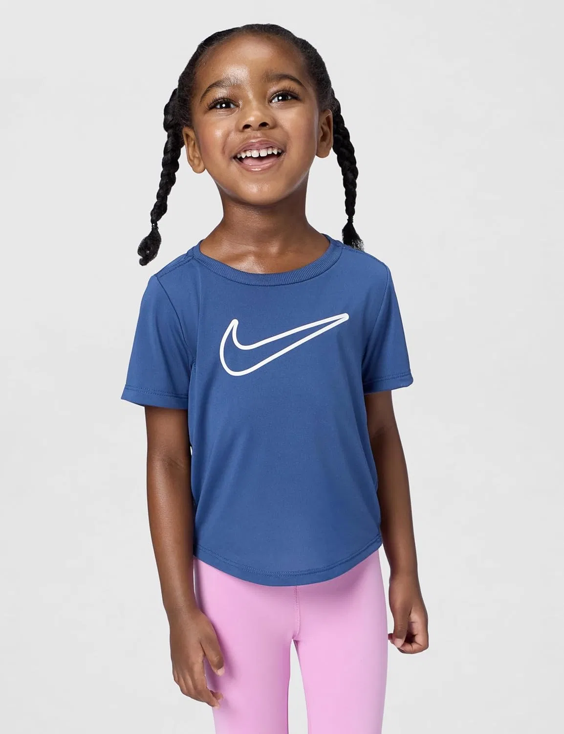 Футболка Dri-FIT Nike, цвет Mystic Navy — фото 4