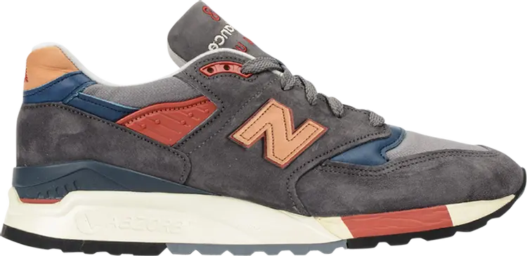 

Кроссовки New Balance 998 Made in USA 'Distinct Mid Century Modern Pack - Navy', серый