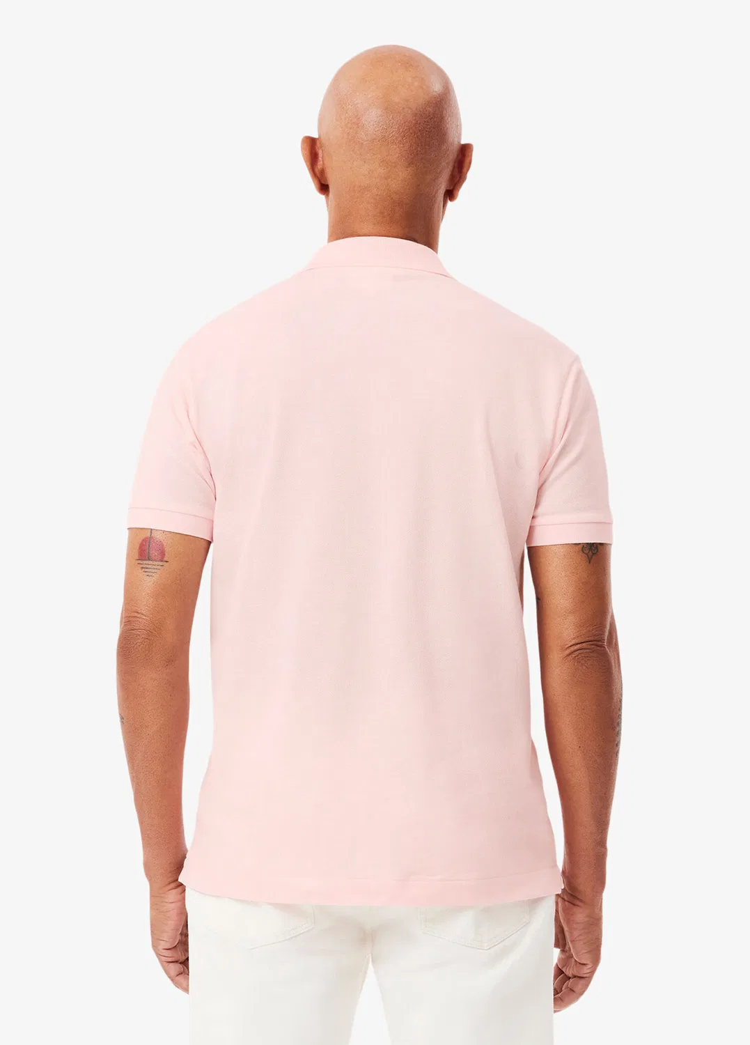 Поло Lacoste L.12.12 Classic Fit, розовый — фото 3
