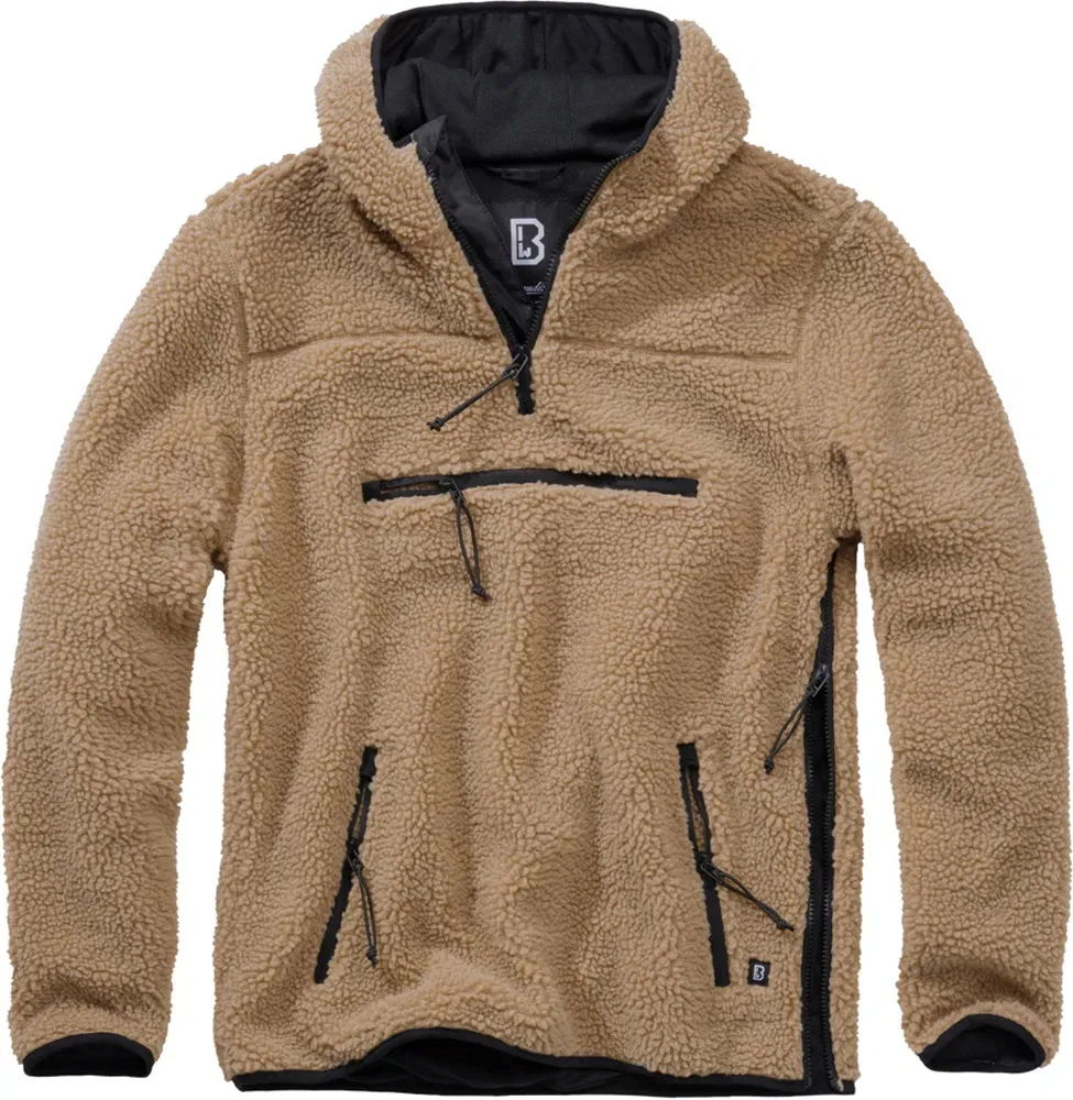 Мужской пуловер Teddyfleece Worker Pullover Brandit, Khaki