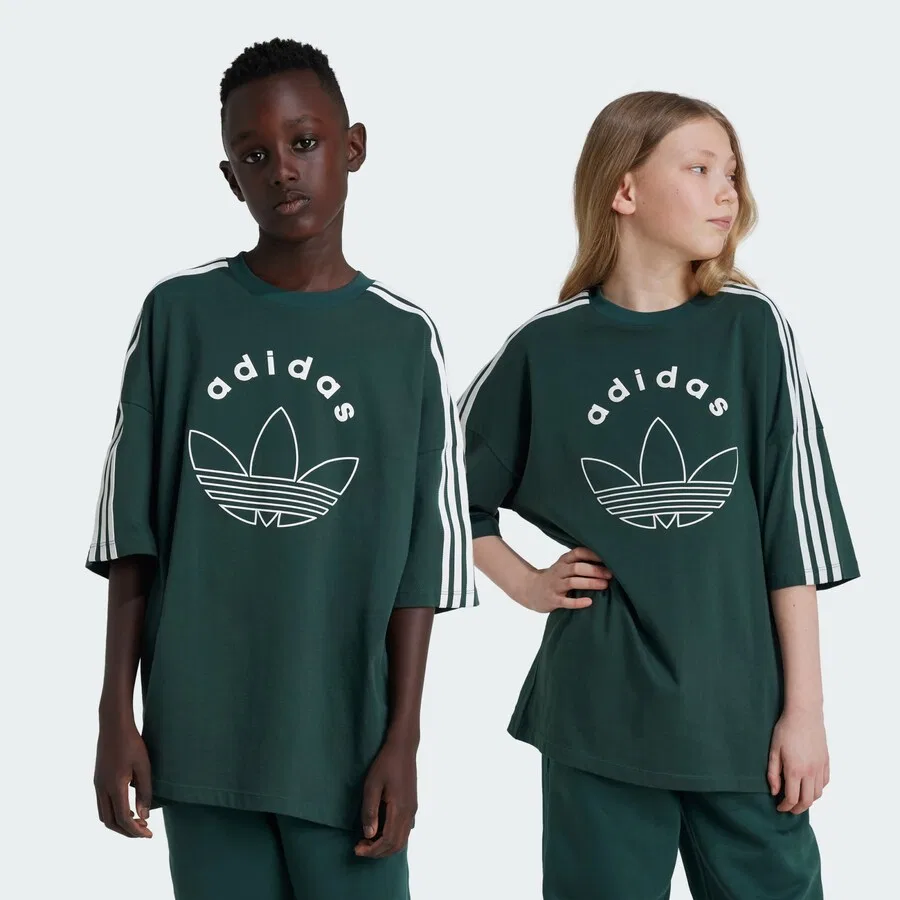Футболка ADIDAS ORIGINALS 'Graphic Tee' цвета ели — фото 2