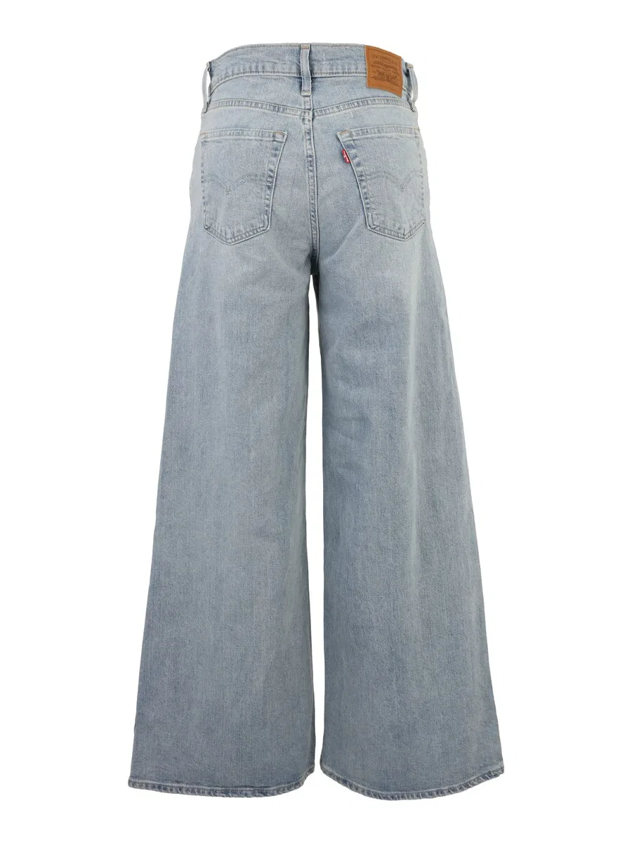 Джинсы LEVI'S с широкими штанинами, пыльно-голубого цвета — фото 2