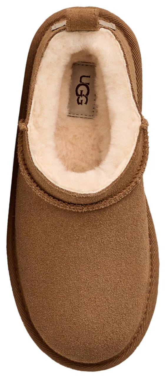 Детские ботинки для девочек с низким профилем UGG Micro, UGG, Chestnut — фото 4