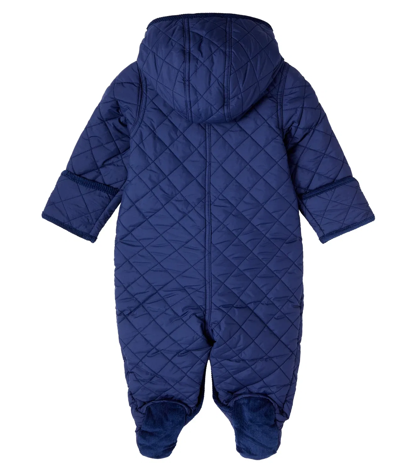 Детский стеганый комбинезон Polo Ralph Lauren Kids, синий — фото 2
