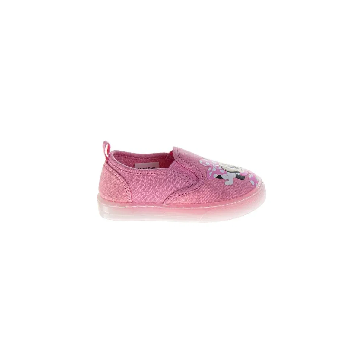Детские кеды на шнуровке Minnie Mouse Slip On Canvas Disney, Pink — фото 3