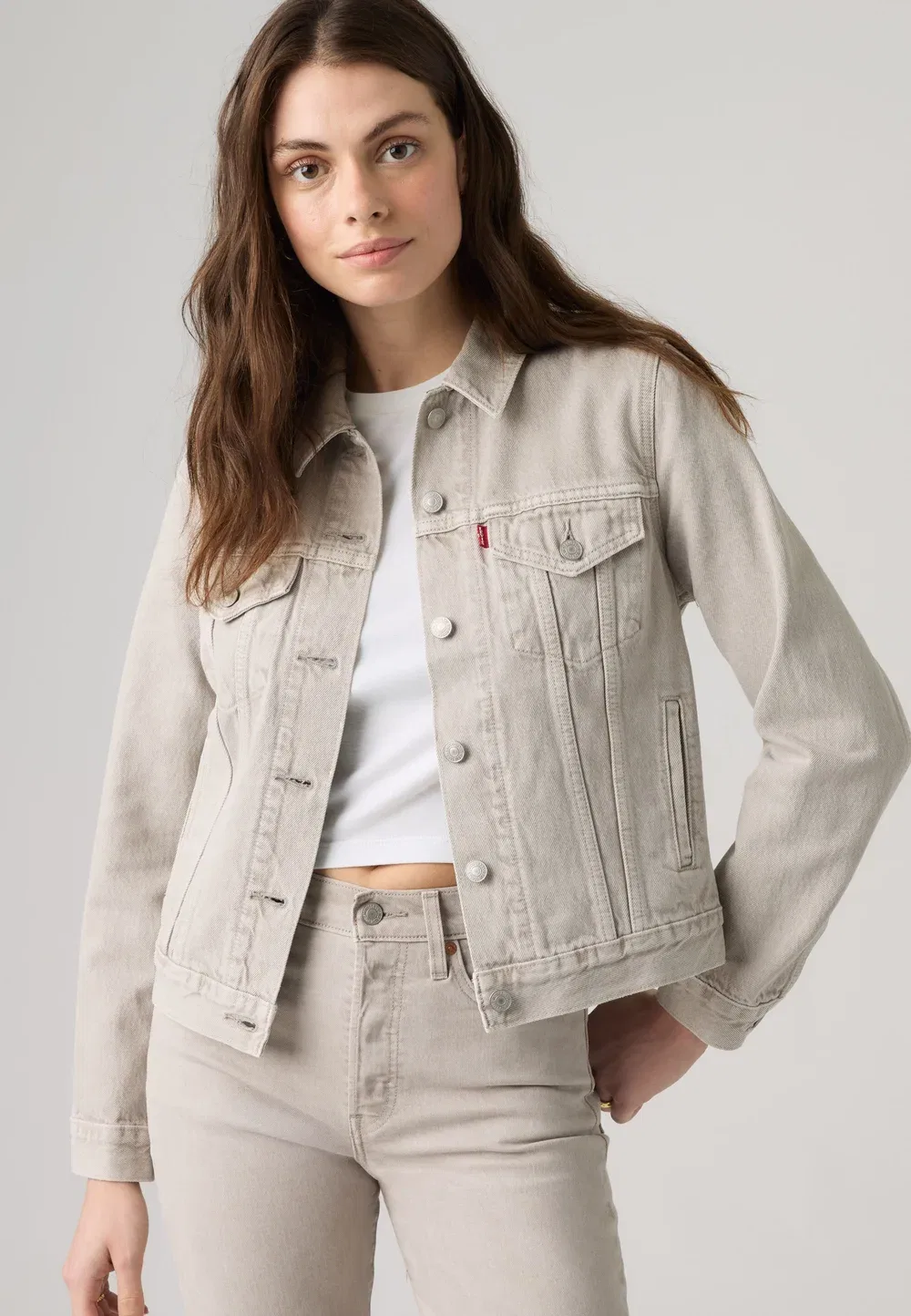 Оригинальная джинсовая куртка дальнобойщика Levi'S, Pebbled Path