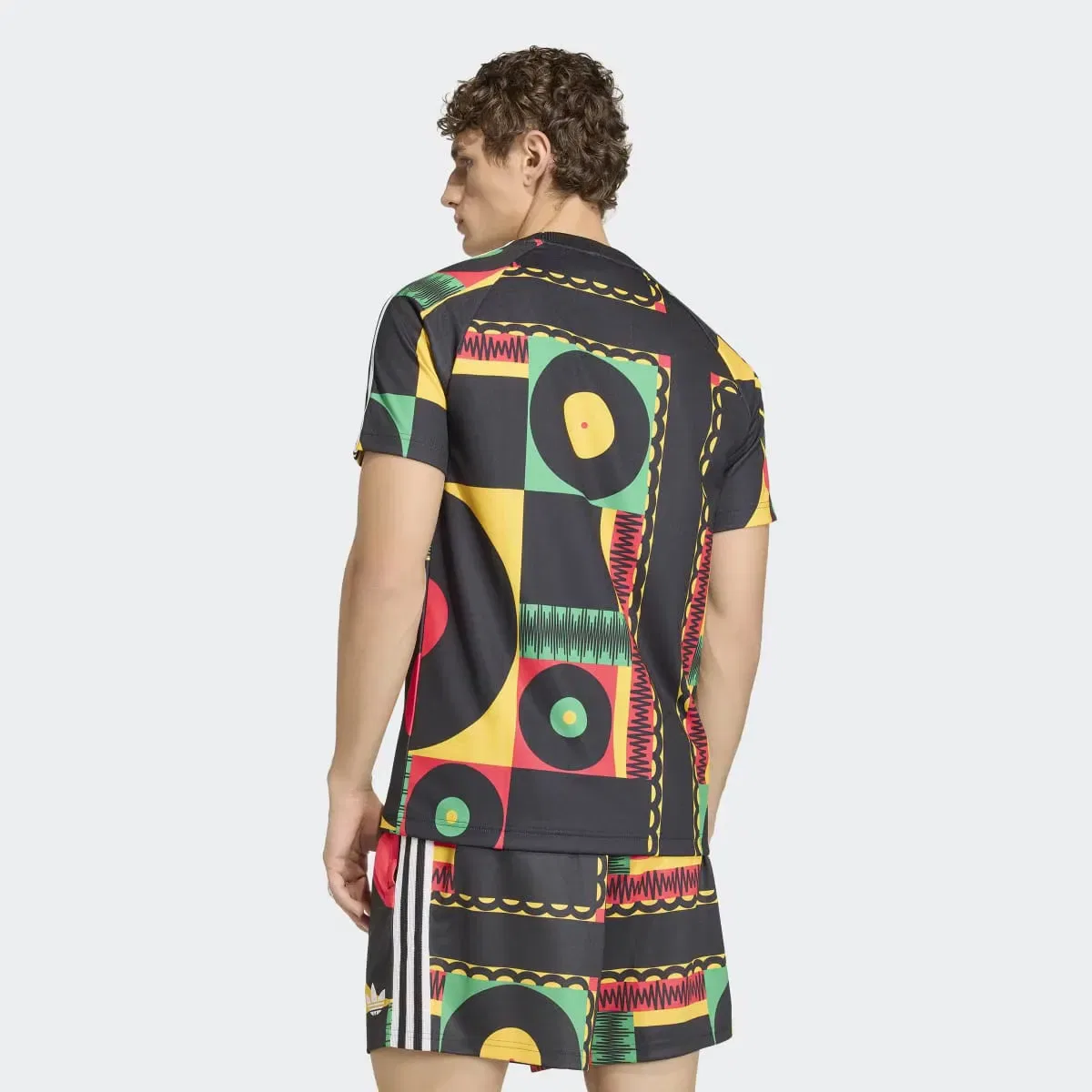Мужская футболка с принтом Jamaica adidas Originals, Multicolor — фото 2