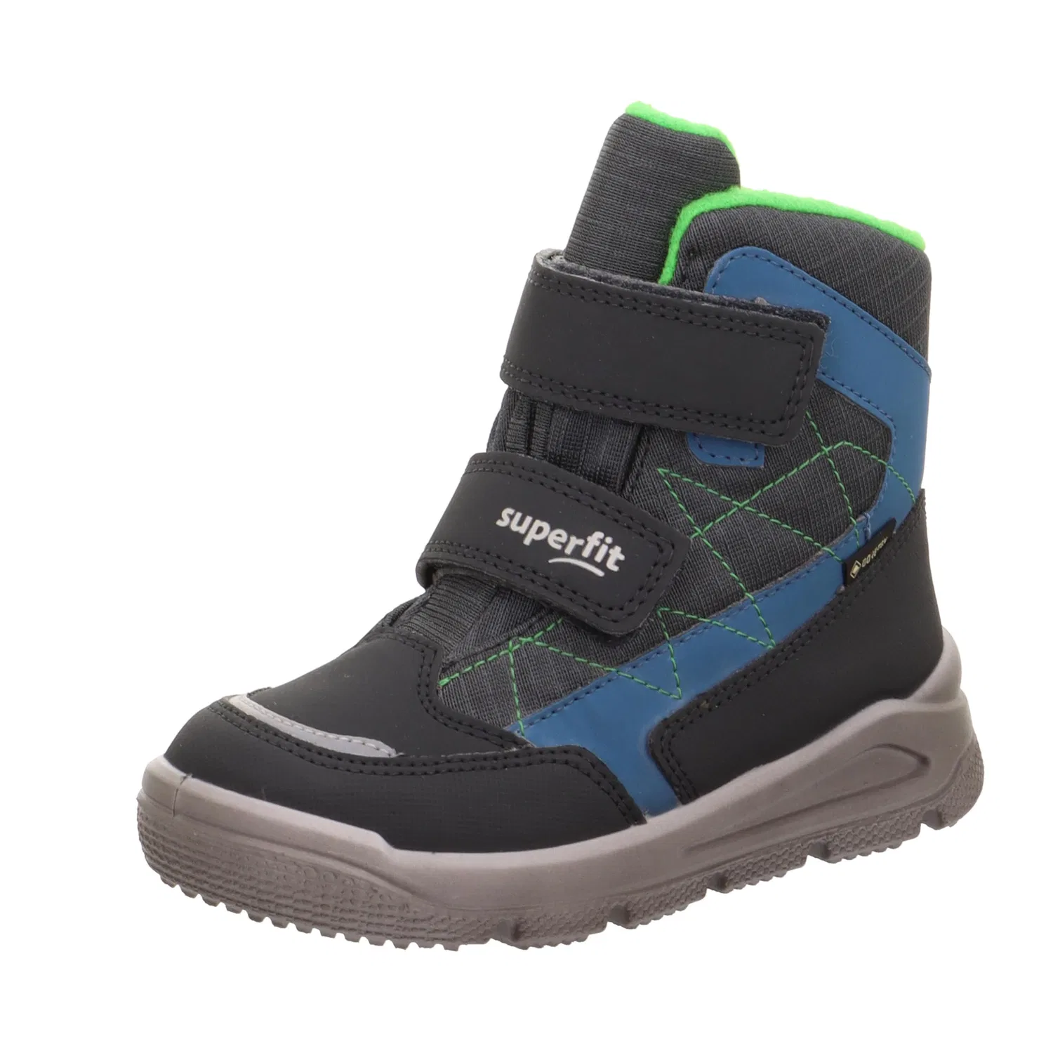Детские ботинки для мальчиков утепленные Mars Superfit, Grey Green
