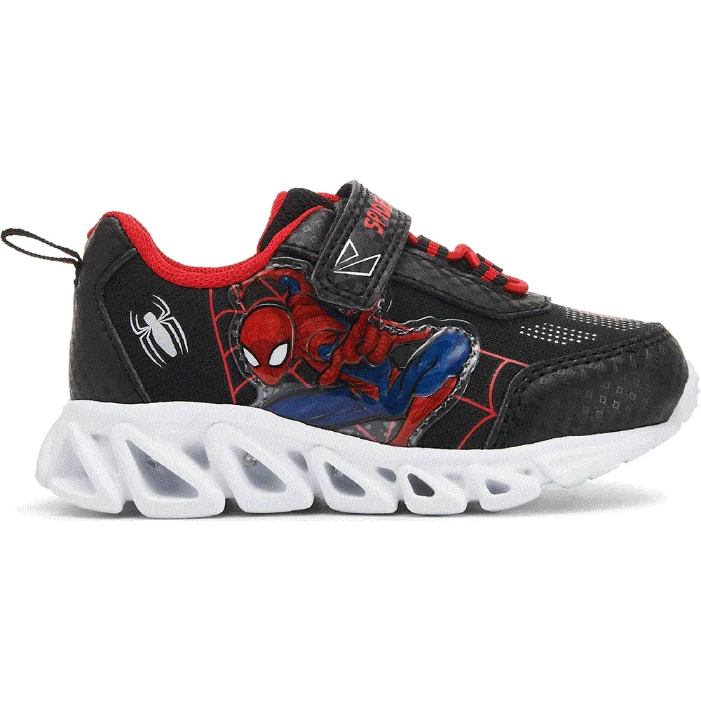 Детские светящиеся кроссовки Spider-Man, Black/Red/Multi — фото 2