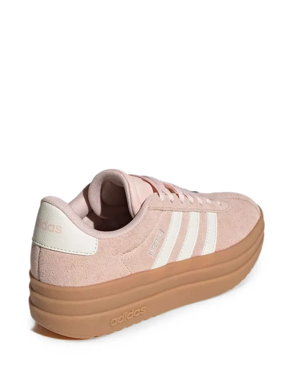 Кроссовки VL Court Bold на платформе Adidas Kids, розовый — фото 2