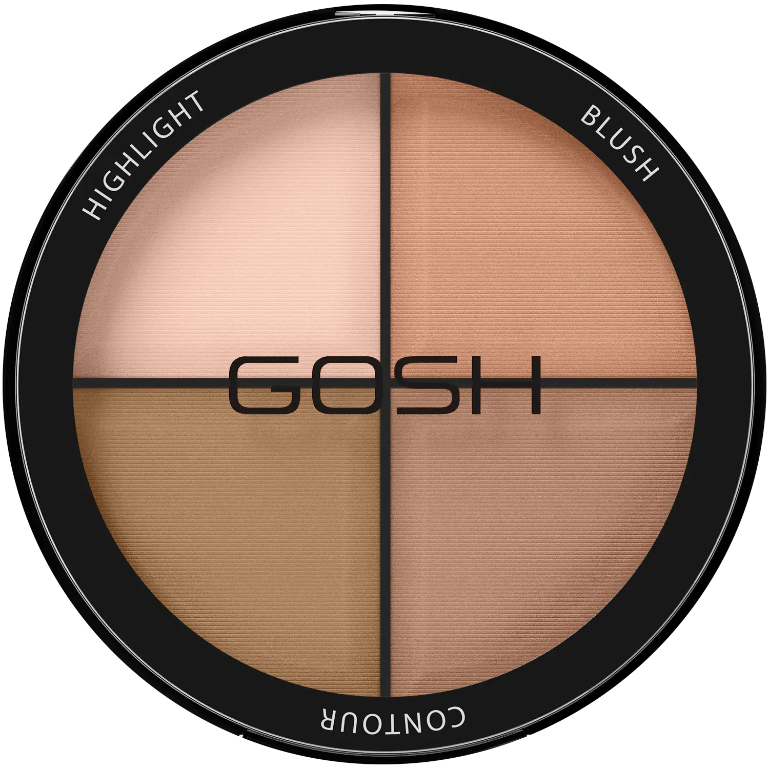 

Gosh Contour'n Strobe Kit палетка для моделирования лица light 001, 15 г