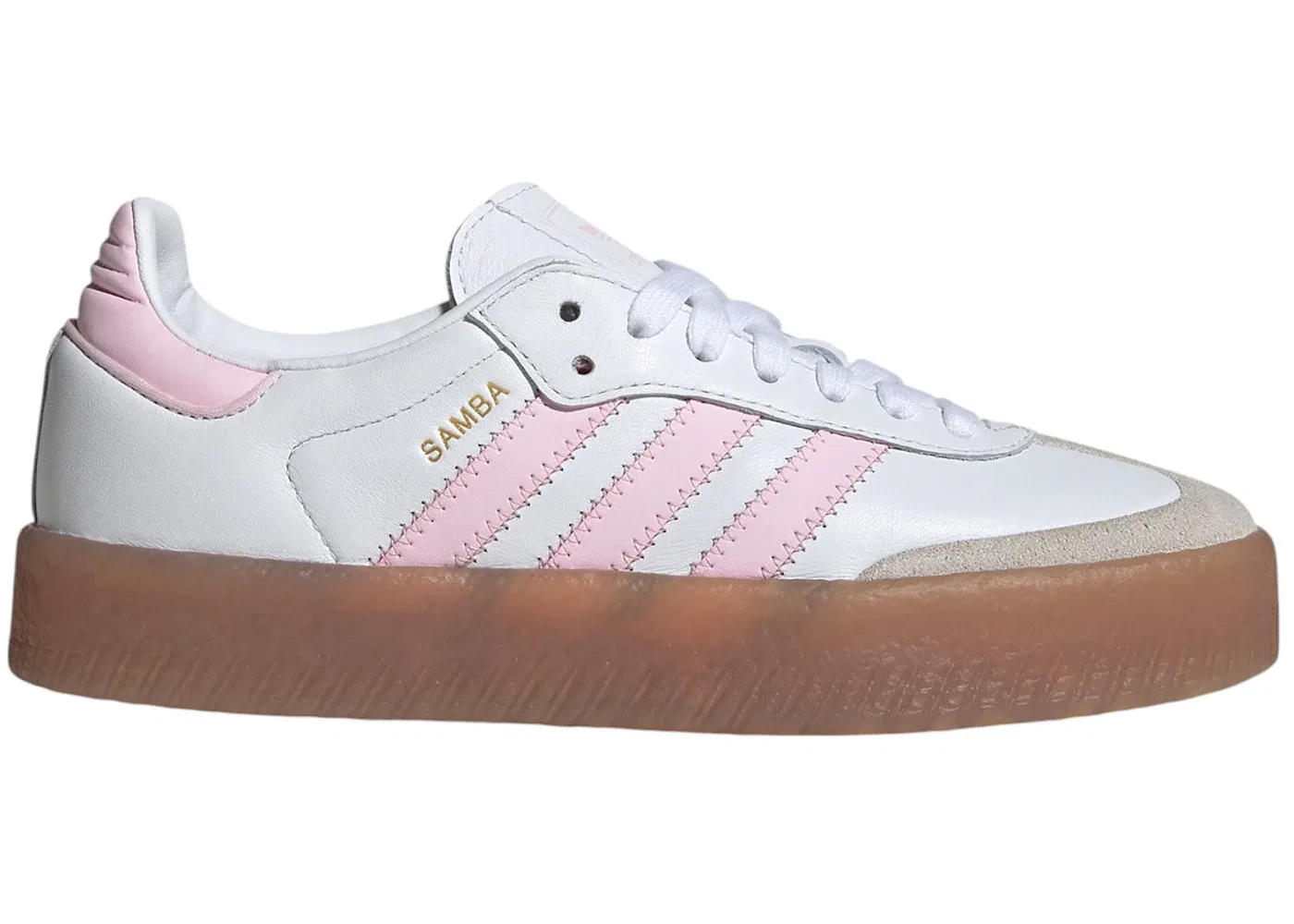 Детские кроссовки Lifestyle Adidas Sambae, Cloud White Clear Pink Gold Metallic