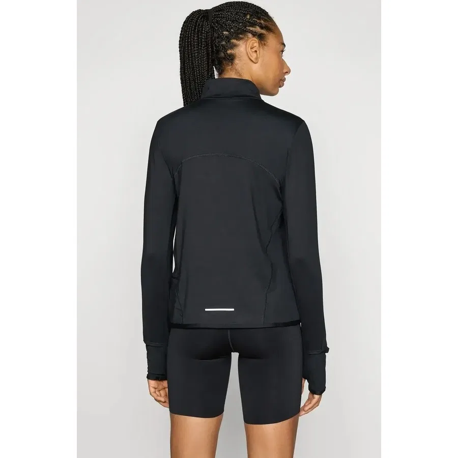 Женский свитшот с четвертью молнией Swift Element Dri-Fit Nike, Черный — фото 3