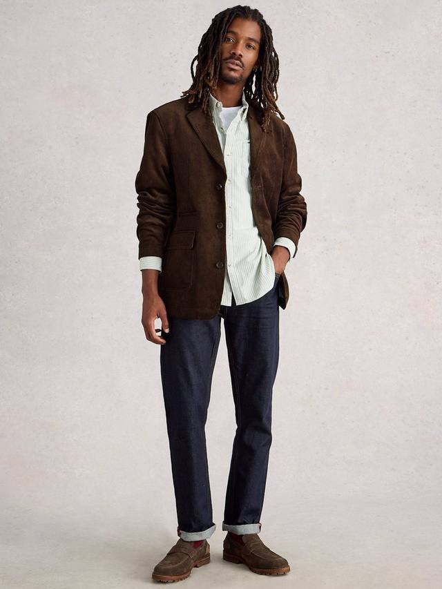 

Хлопковый вельветовый блейзер White Stuff, Dk Brown