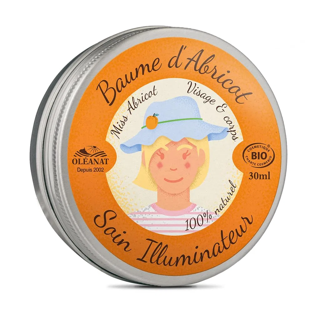 Бальзам для лица Organic Apricot Moisture Butter Oleanat, 30 мл, Абрикос