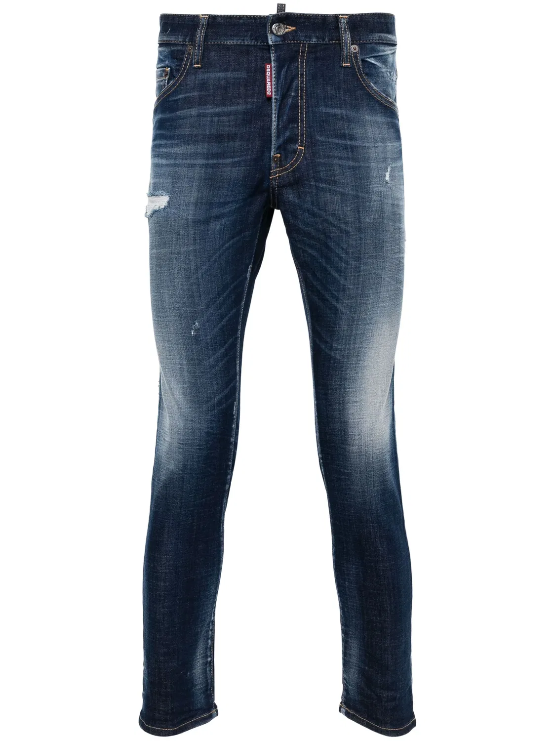 Слим-кут джинсы Skater DSQUARED2, синий