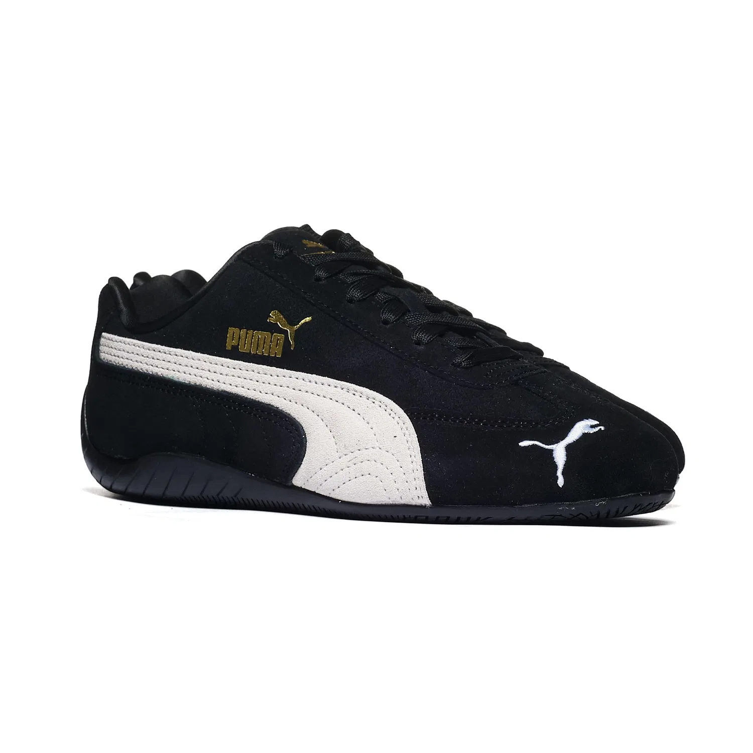 Детские кроссовки для мальчиков замшевые PUMA Speedcat Og Jr, Nero Bianco