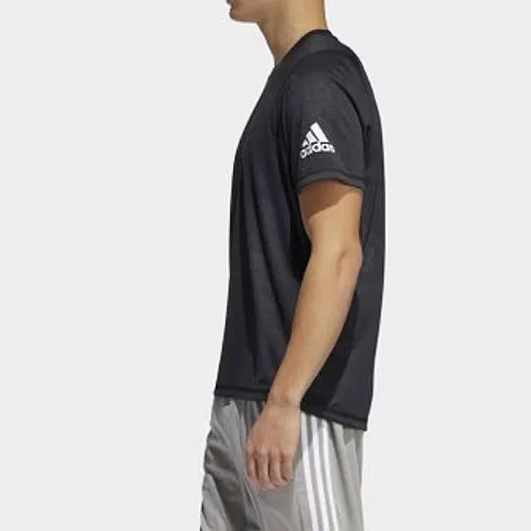 Пуловер спортивный с коротким рукавом Adidas, черный — фото 2