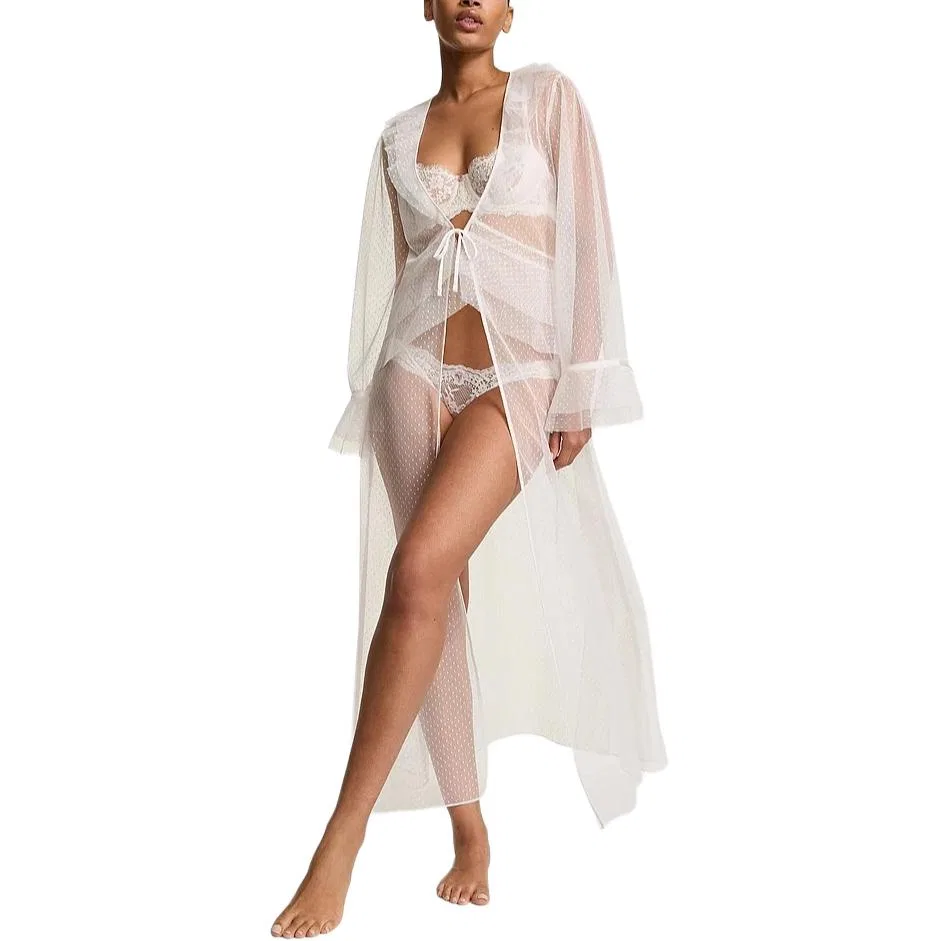 Женский халат без рукавов Victoria's Secret Dream Angels, Coconut White