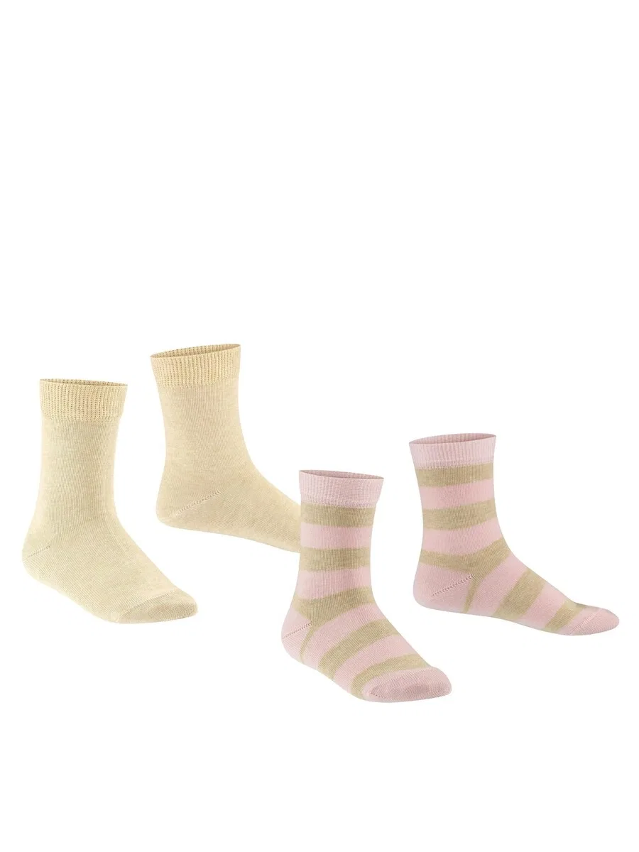 Набор носков FALKE 'Happy Stripe 2-Pack' песочного цвета — фото 3