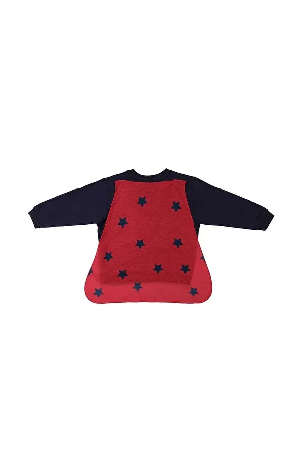 Детские свитшот для девочек с длинным рукавом Miela kids cape detailed sweatshirt My Lorin Kids Store, Navy Blue — фото 4