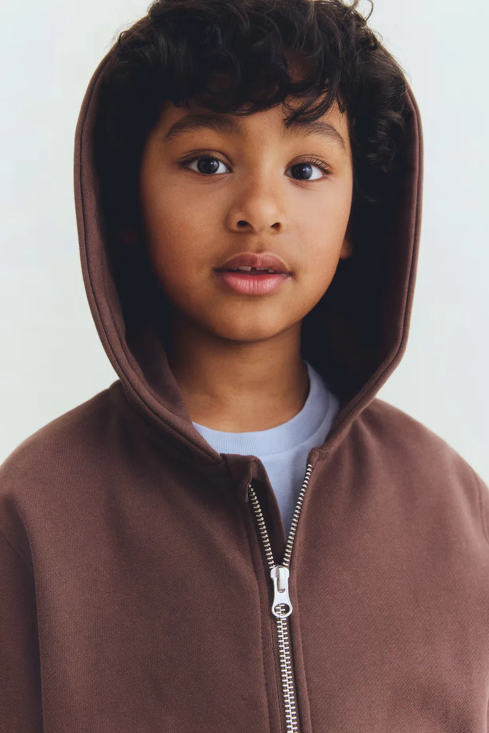 Хлопковая толстовка H&M, Braun — фото 2
