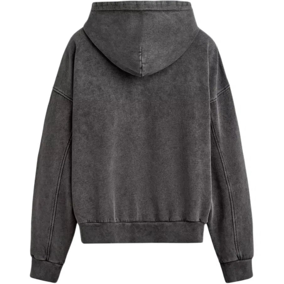 Мужская толстовка с капюшоном Light Gray ZARA, Light Gray — фото 3