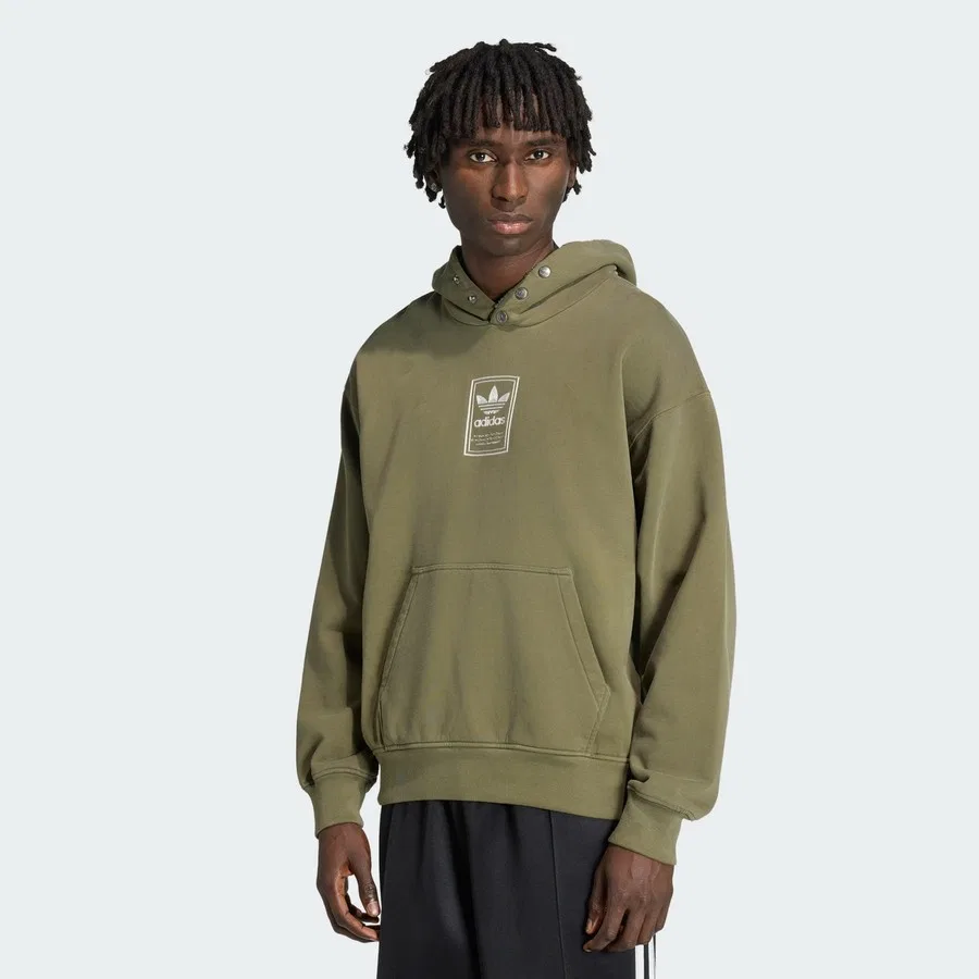 Худи с принтом Elevated Gfx adidas Originals, Зеленый
