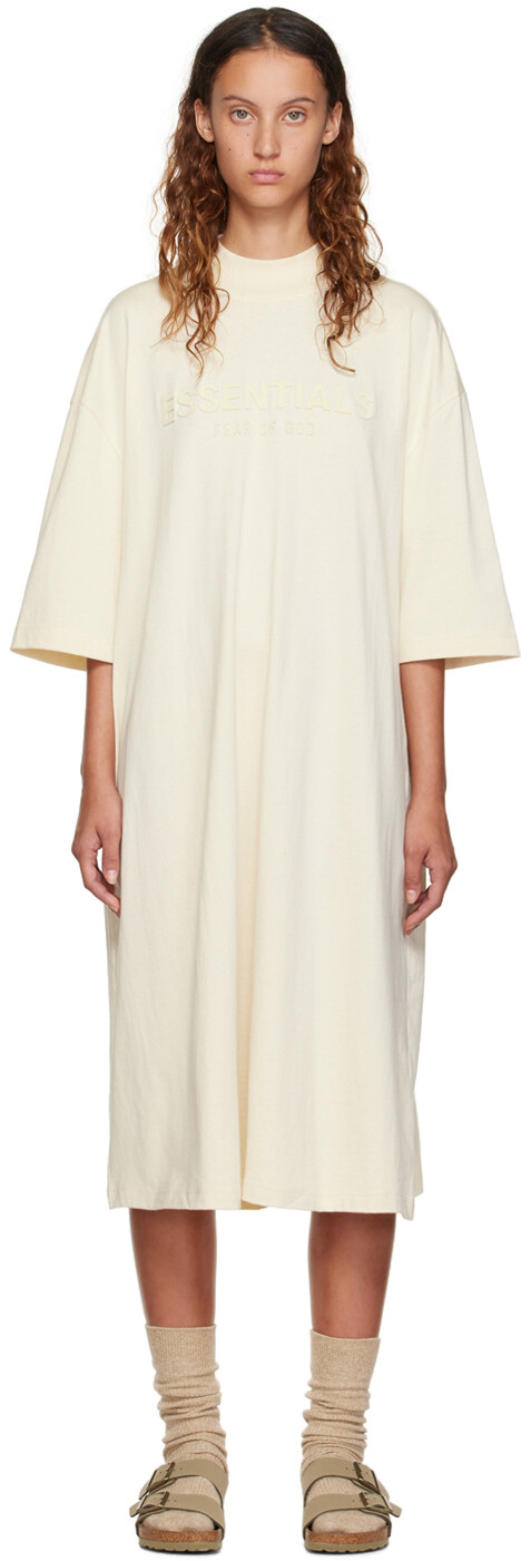 

Платье миди с коротким рукавом Off-White Essentials