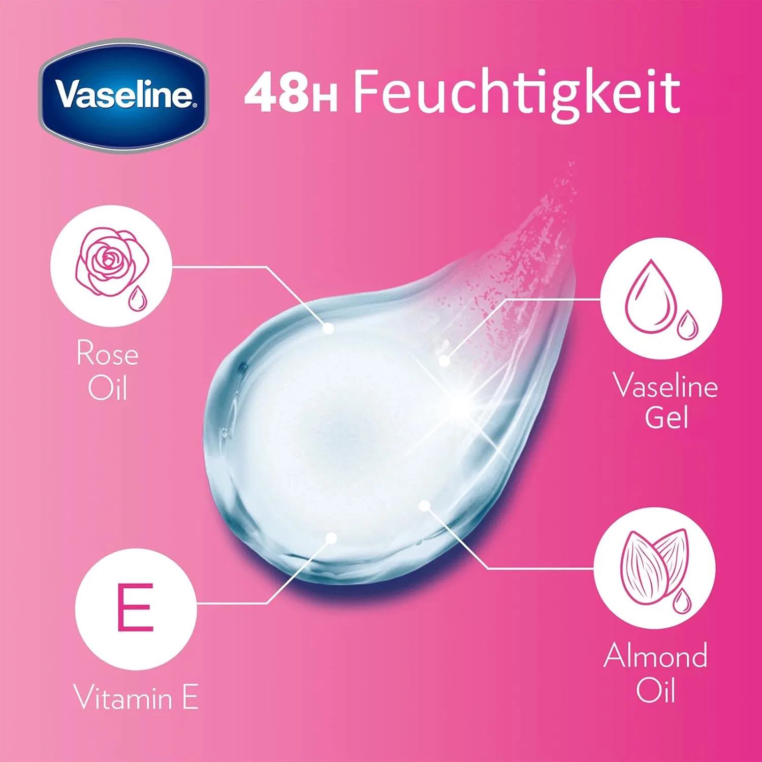 Тинт-бальзам для губ Vaseline Lip Therapy Rosy, 4.8 г, Rosy — фото 4
