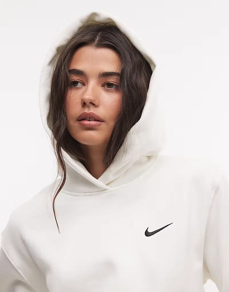 Худи Nike Studio Fleece, кремовый и, черный
