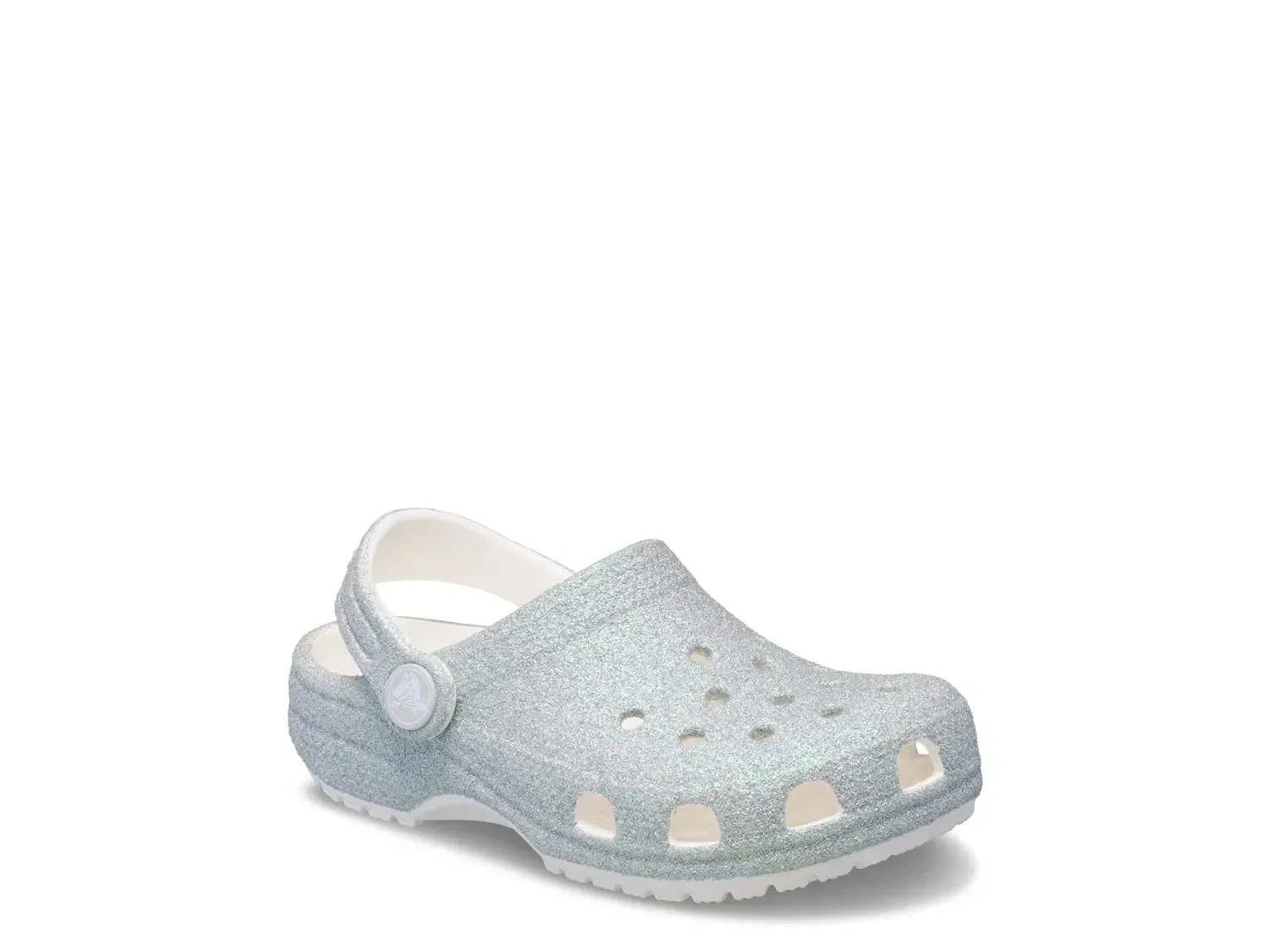 Сабо детские с блестками, модель Iridescent Glitter, Crocs, разноцветные
