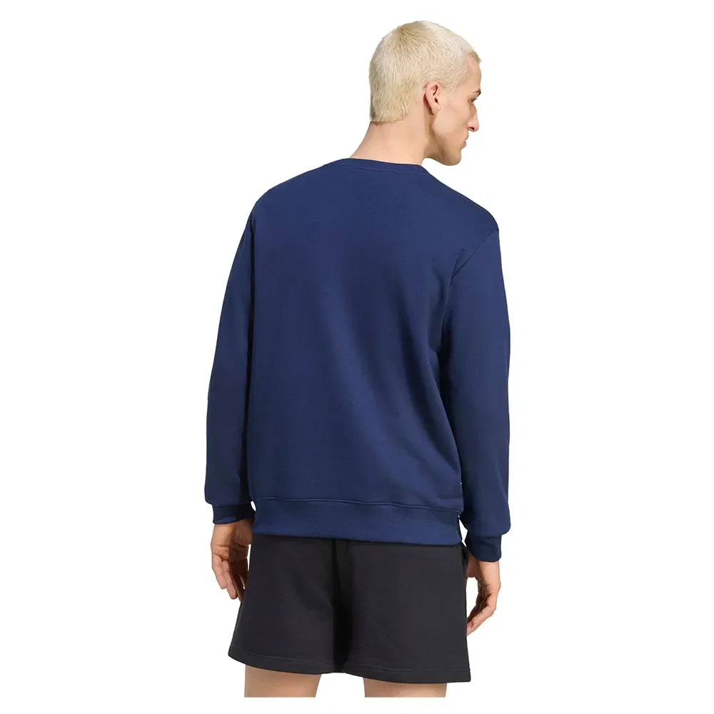 Мужской свитшот из футера Trefoil Essentials Crew French Terry Adidas Originals, Blue — фото 2