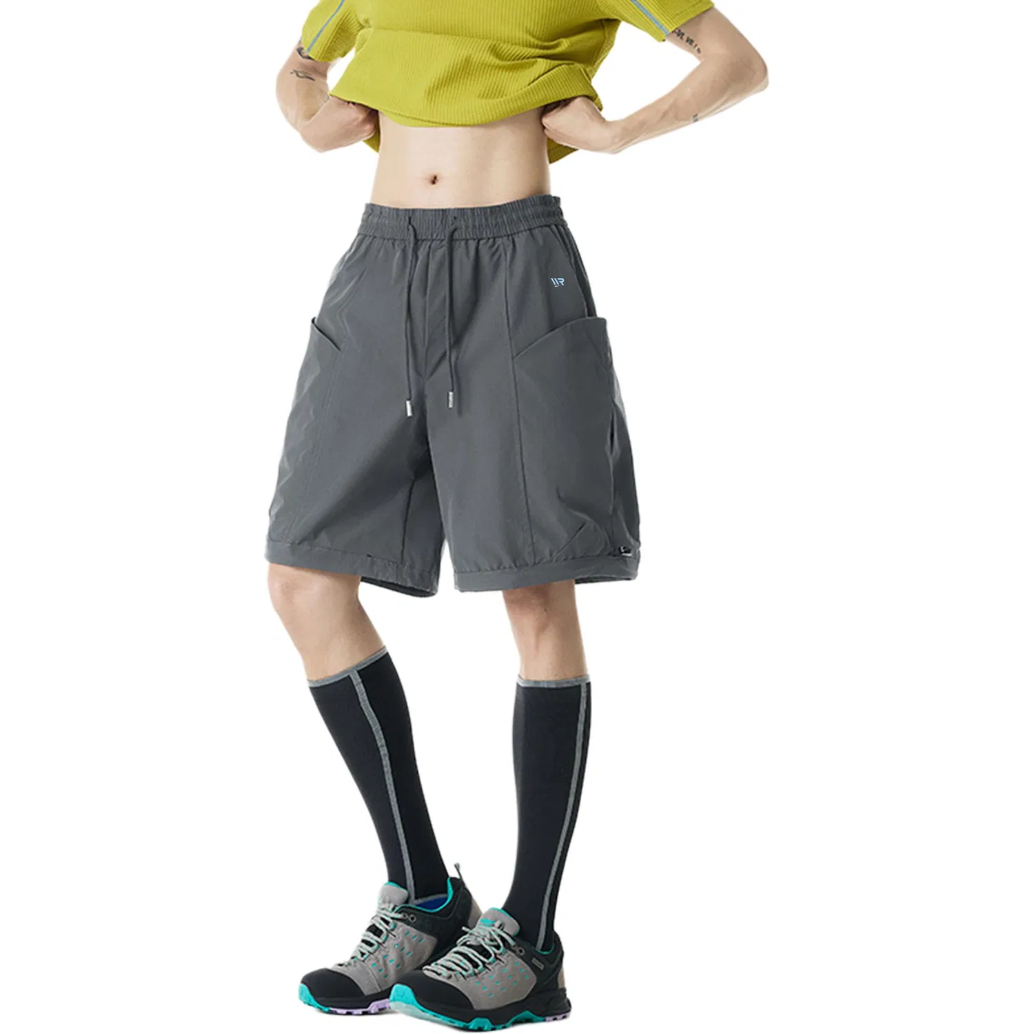 Детские шорты-карго с принтом Unisex Thin Straight Fit Pants WARRIOR — фото 4