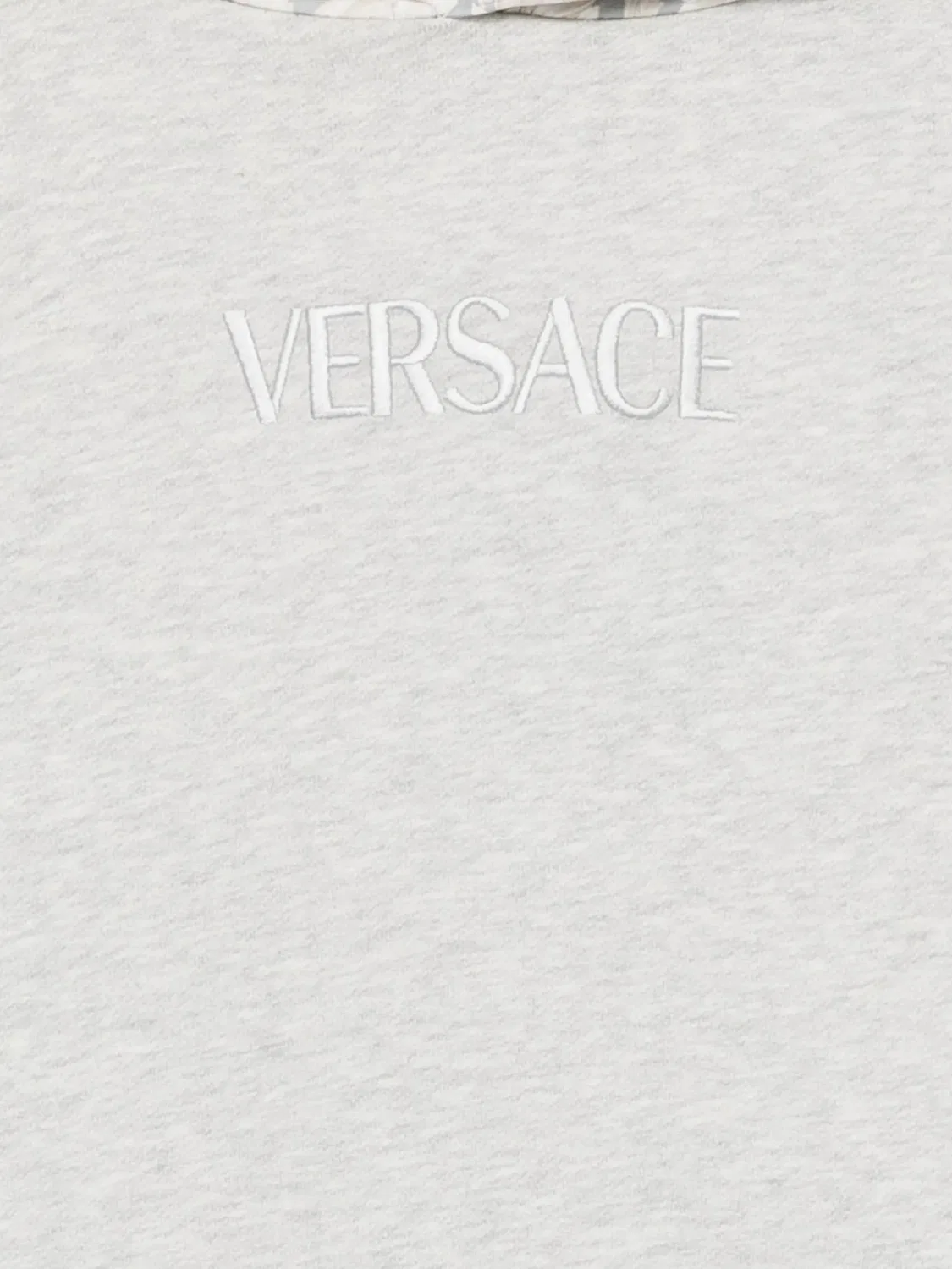 Худи с фронтальным карманом Versace, серый — фото 2