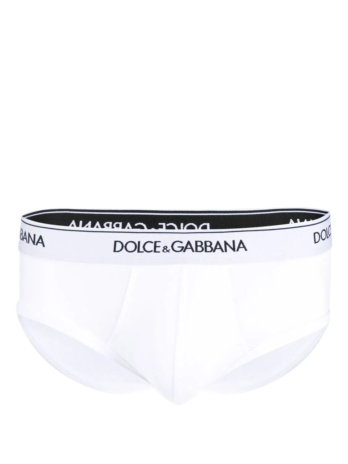 Набор трусов‑брефов с логотипом Dolce & Gabbana, белый — фото 4