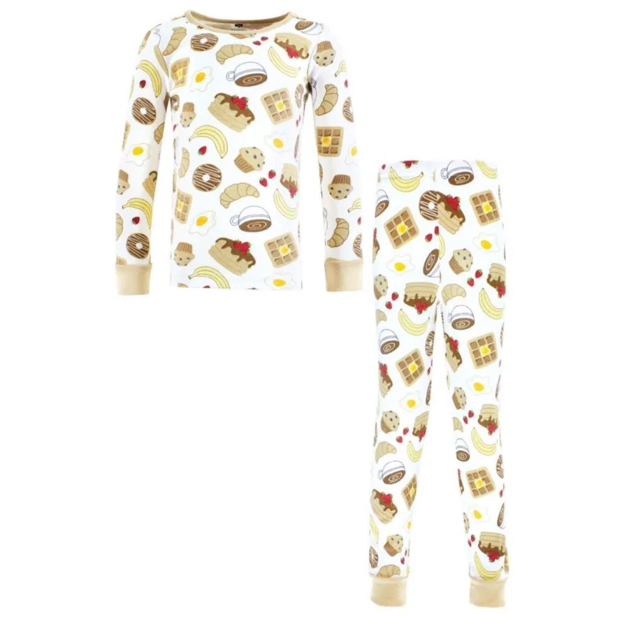 Комплект пижамы из хлопка Breakfast Hudson Baby, Breakfast