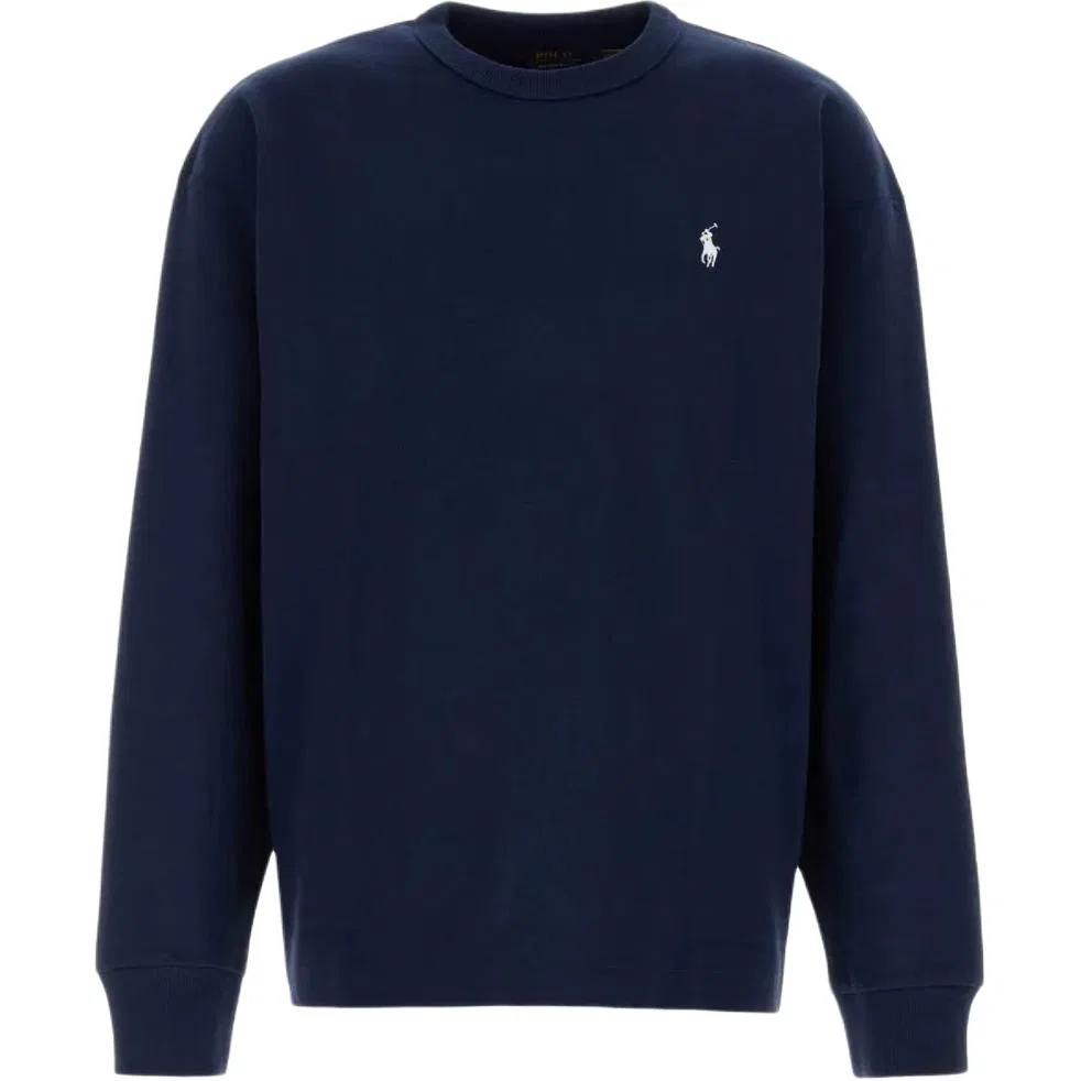Мужская футболка с круглым вырезом Navy Blue Polo Ralph Lauren