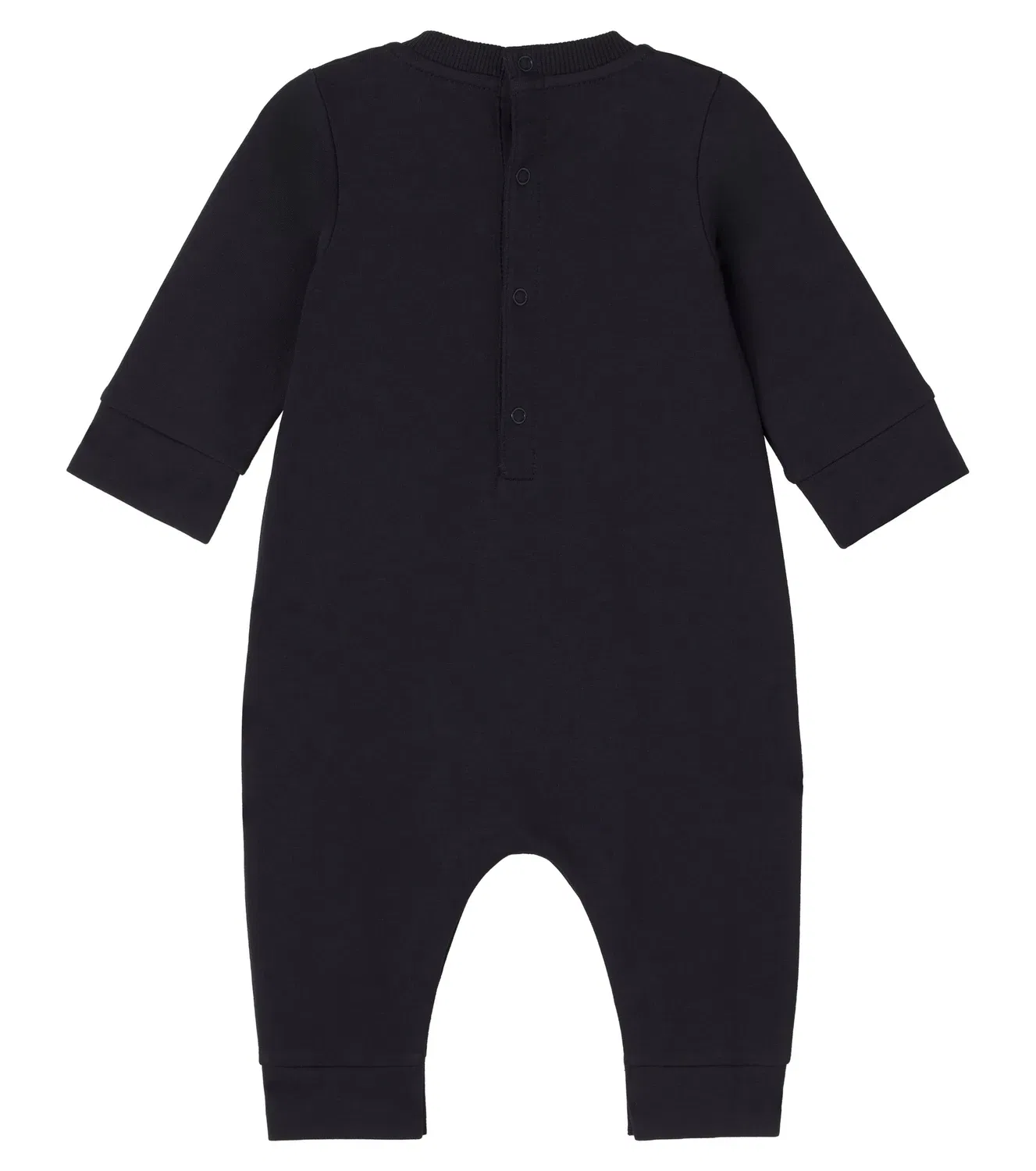 Комбинезон хлопковый Moncler Enfant, синий — фото 2