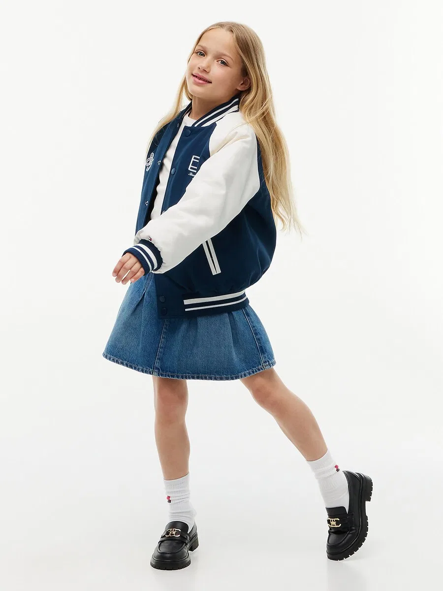 Куртка TOMMY HILFIGER межсезонья темно-синего цвета — фото 3