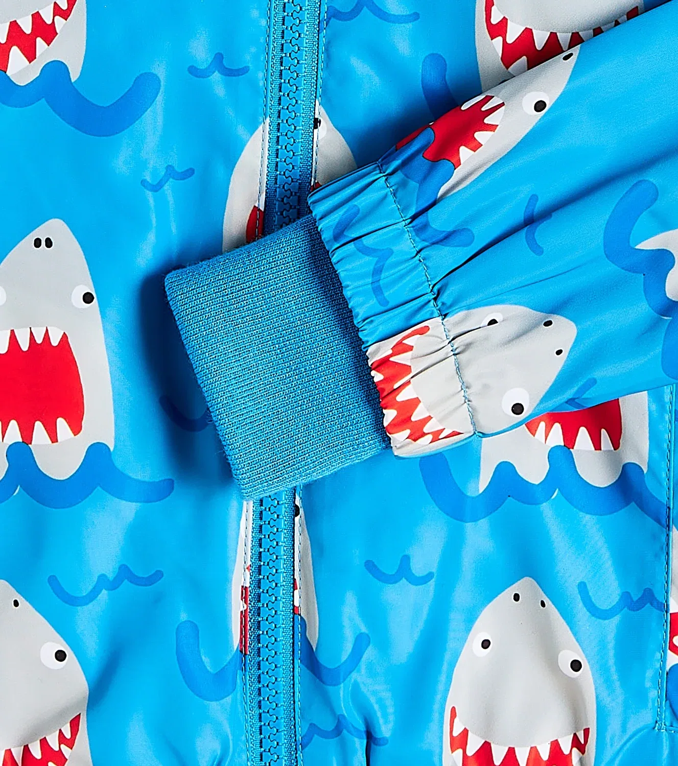 Легкая куртка с принтом Stella Mccartney Kids, голубой — фото 3