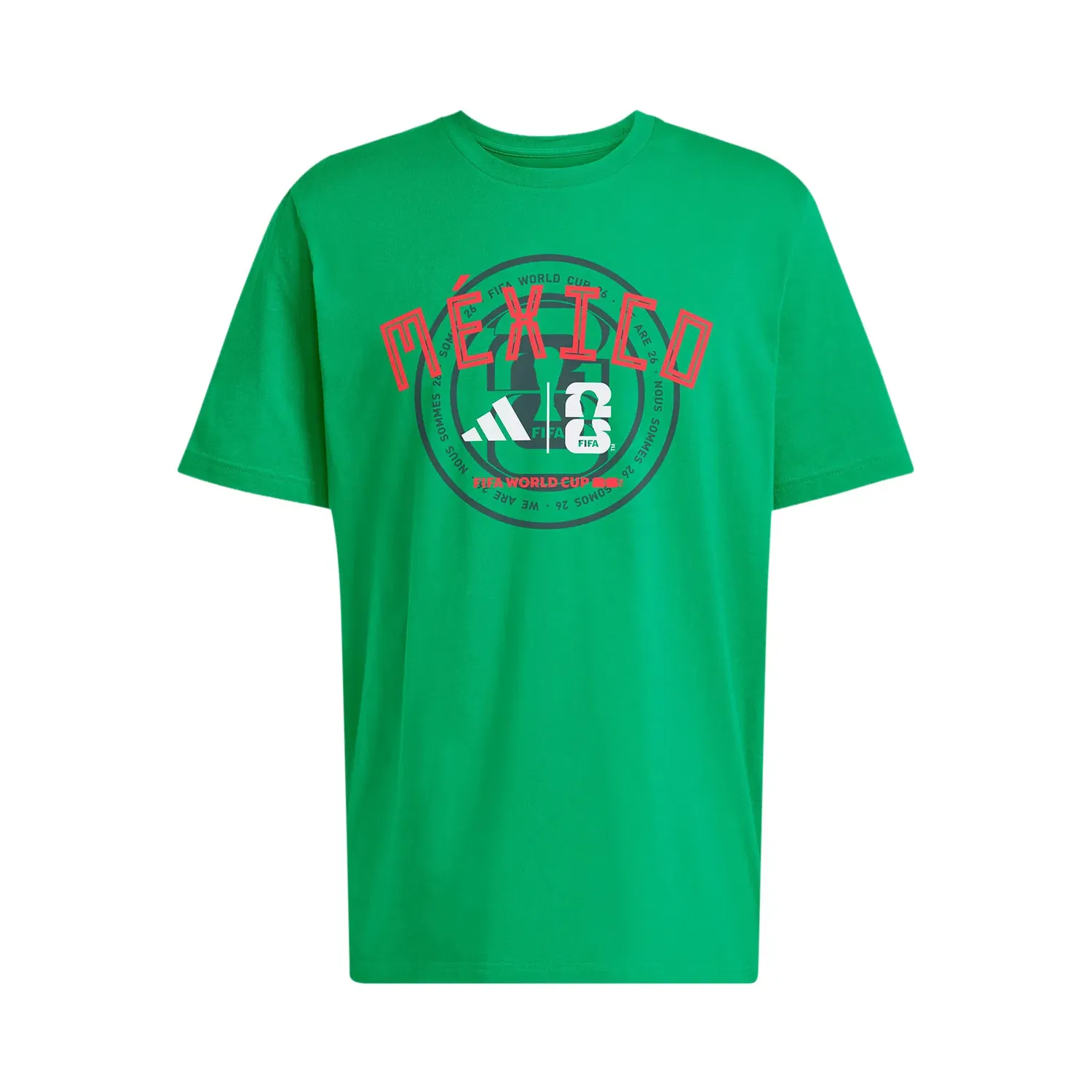 Футболка Adidas FIFA World Cup 26 Qualifier Tee, зеленый
