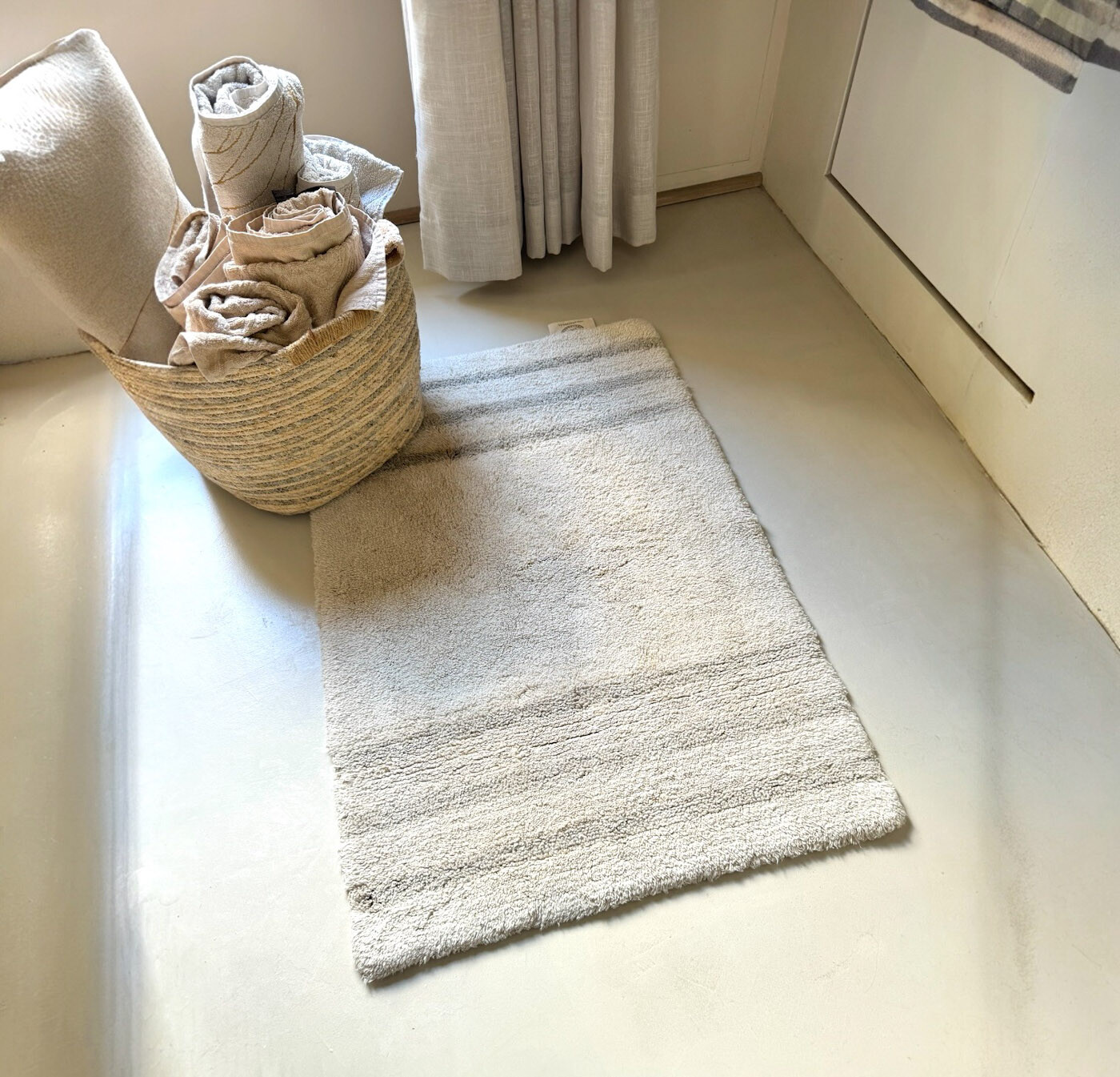 

Коврик для ванной PHP Home Philosophy Life Stripes Recycled Cotton Linen