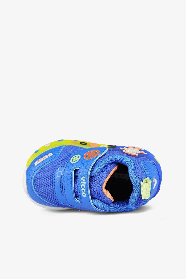 Детские ботинки для мальчиков на липучке Vicco, Saks Blue — фото 2