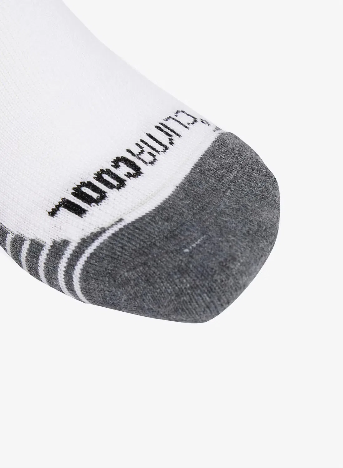 Носки спортивные с амортизацией, комплект 3 пары, Adidas, белый — фото 3