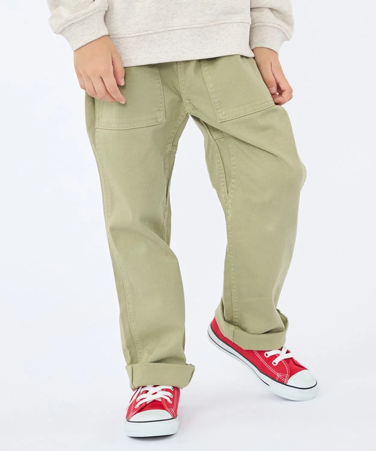 Детские штаны с принтом Gramicci Baker Pants, Цвет: Хаки