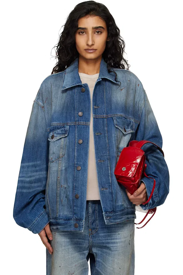 Синяя джинсовая куртка Robert Trafalgar Acne Studios