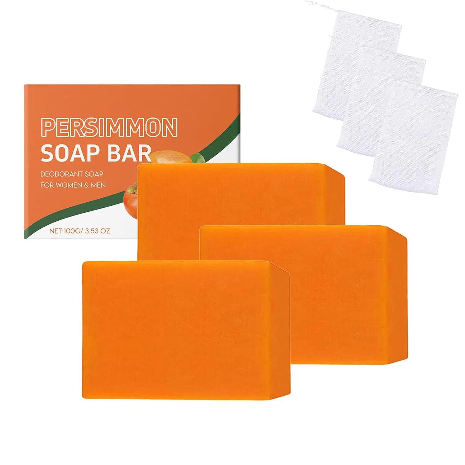 Мыло твердое от запаха тела, Kaki, 110 г Generic