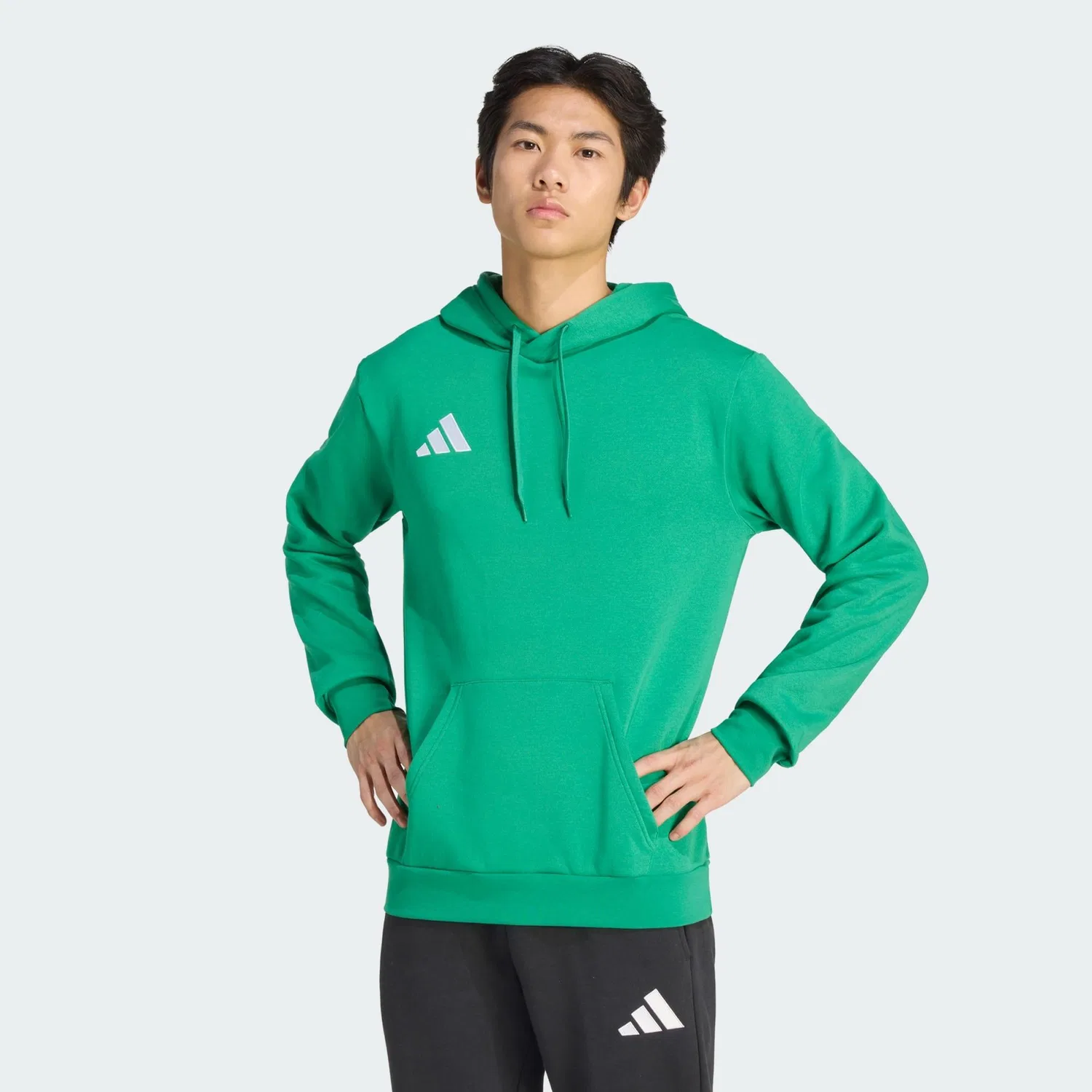 Мужское худи из флиса Entrada26 Adidas, Grun Weiss